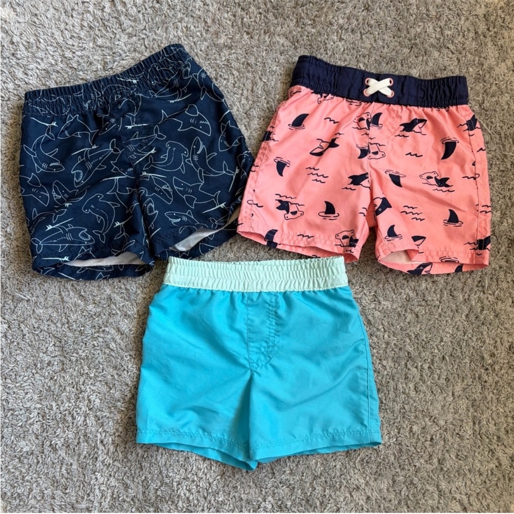 2T•Bundle of 3 Toddler Swim Trunks
